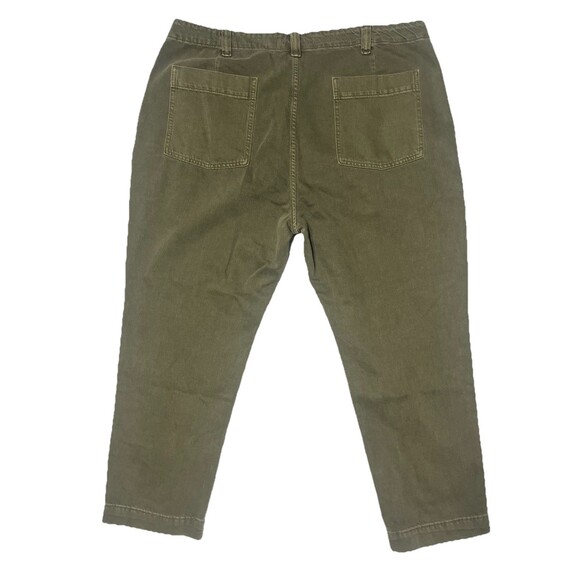 Abercrombie & Fitch Sz. 40 X 30 Loose Fit Lightweight Jean Olive Green NWT - Picture 2 of 7